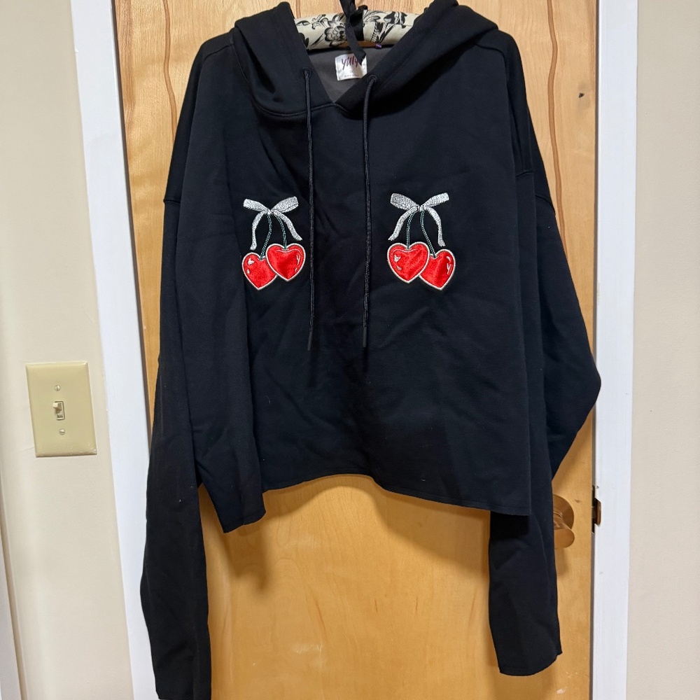 YITTY Cozy Fleece Cropped Hoodie - Limited Edition Vday